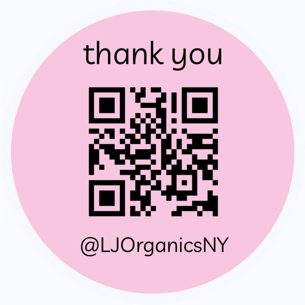 30 CUSTOM STICKERS - 2” ROUND - THANK YOU - W/ YOUR QR CODE & CLOSET NAME